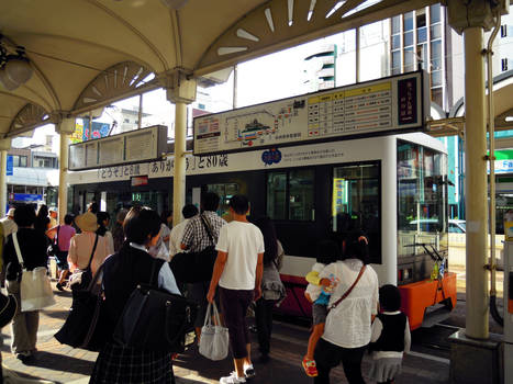 Matsuyamashiekimae tram stop