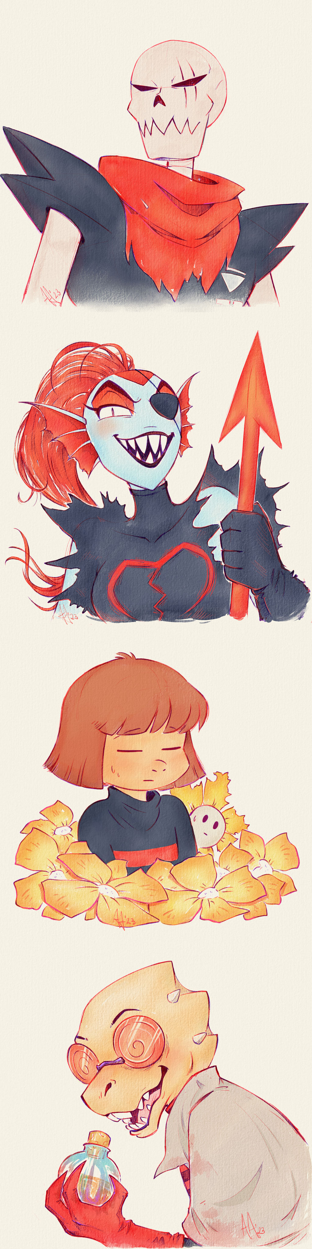 Underfell Underfell by AllesiaTheHedge on DeviantArt