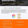 KB Media Corp - Design Branding Infographic