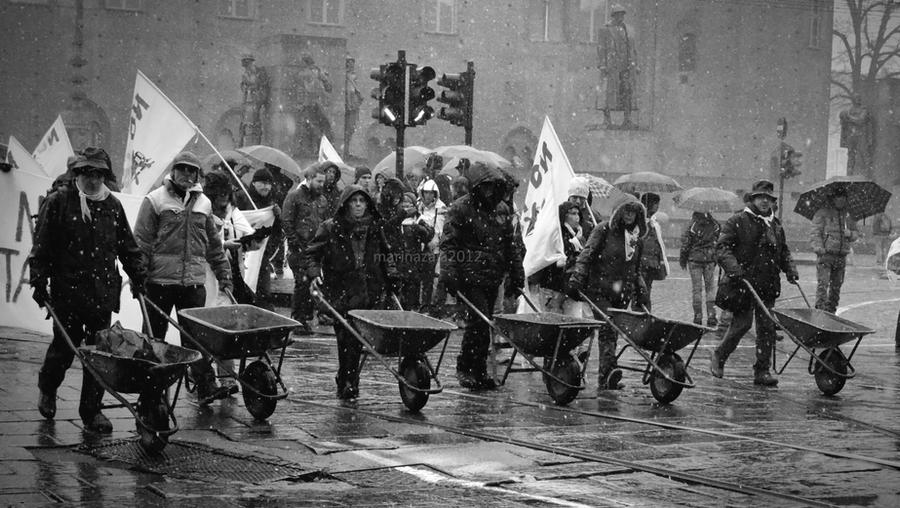 No Tav  manifestation in Turin, 28-01-12.