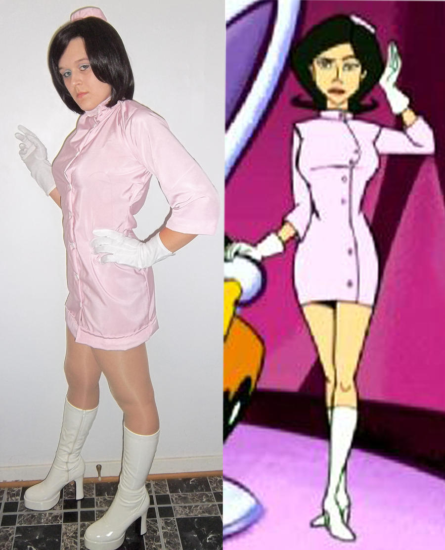 dr girlfriend pink dress Character: Dr. Girlfriend / From: Adult Swim's 'The Venture Bros.' / Cosplayer: Joanie Mars (aka Ms.Mars)