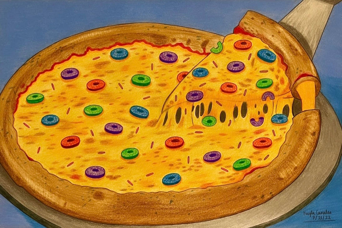 Fruit Loops Pizza by Kaylaqueenofcats on DeviantArt