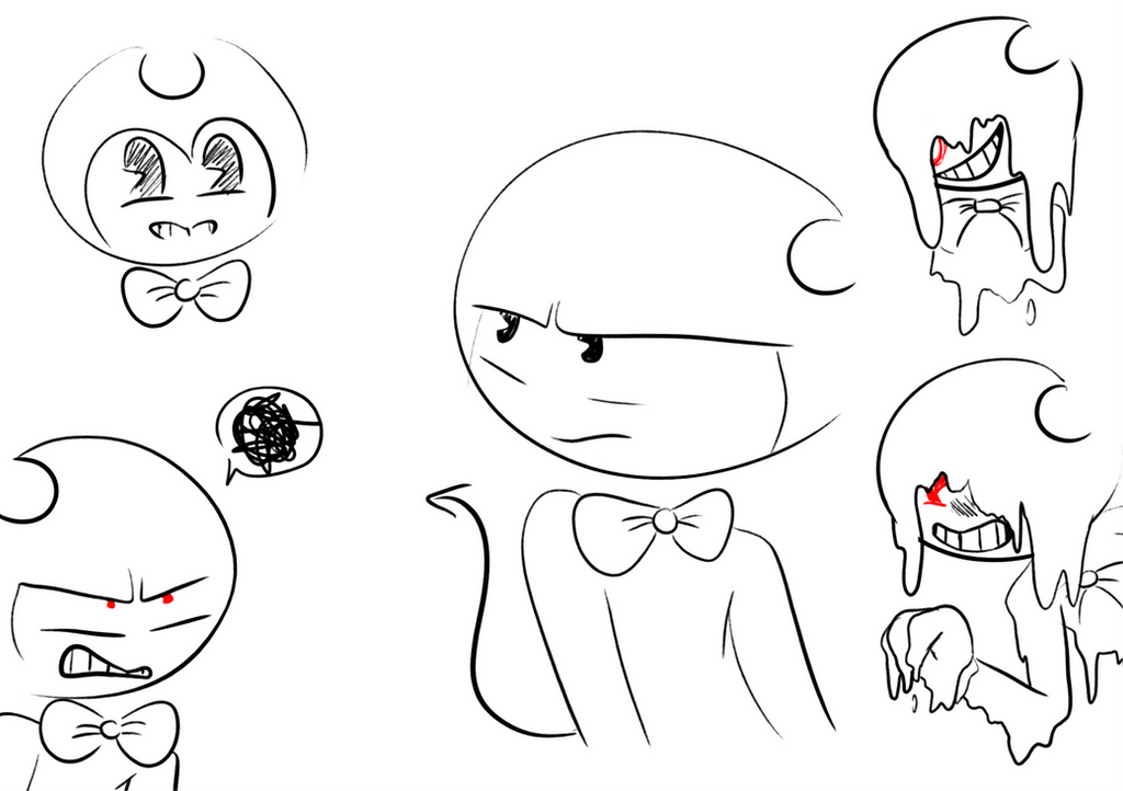 Batim Pattern A Random Batim Sketch Dump.. by ArtisticSnivy on DeviantArt