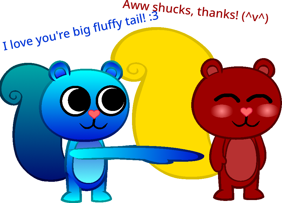 Me hugging Big Tails fluffy big tail ^w^ by BTM2913 on DeviantArt