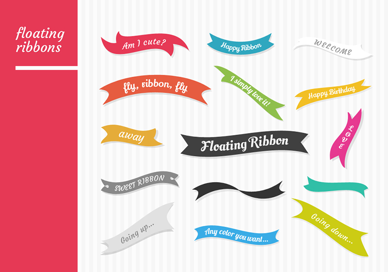 Floating Ribbons by PixFairy on DeviantArt