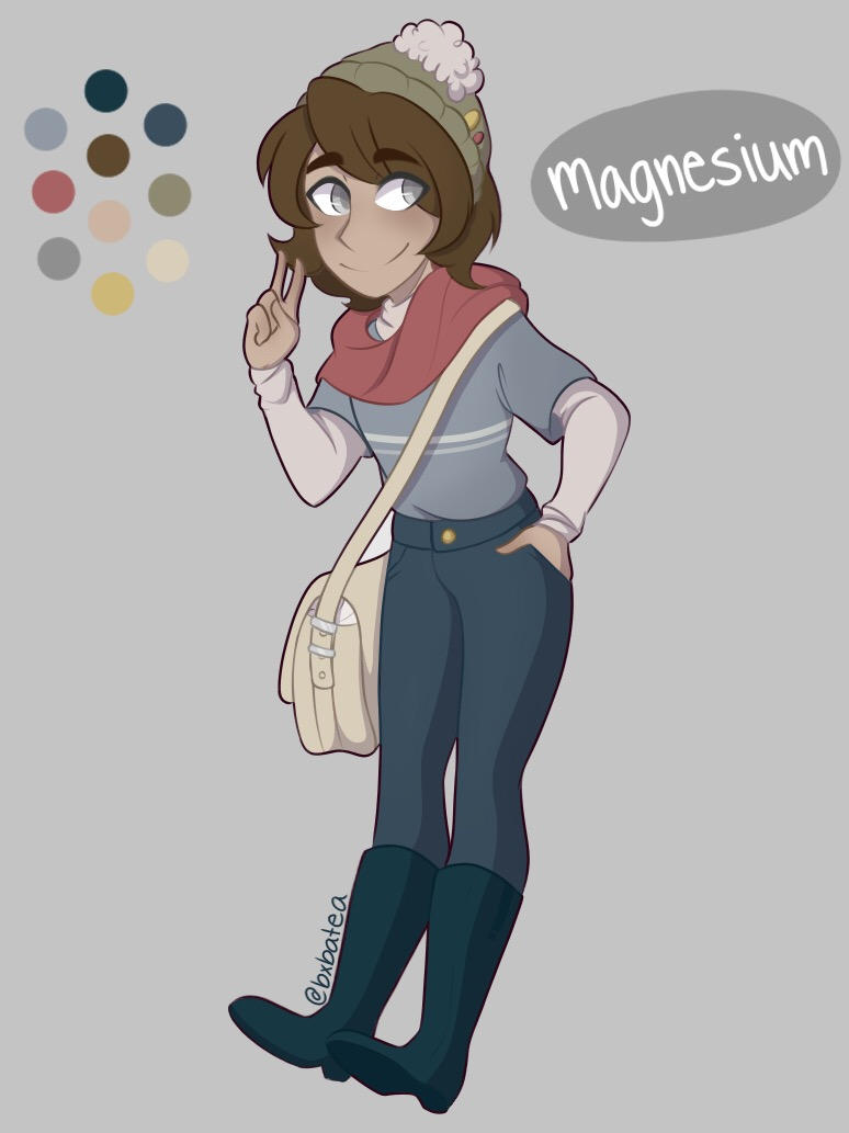 Element OC - Magnesium by bxbamilktea on DeviantArt
