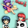 Ranma Chibis : For pichu0123