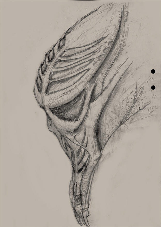 Alienhead concept by fluxcreations on DeviantArt