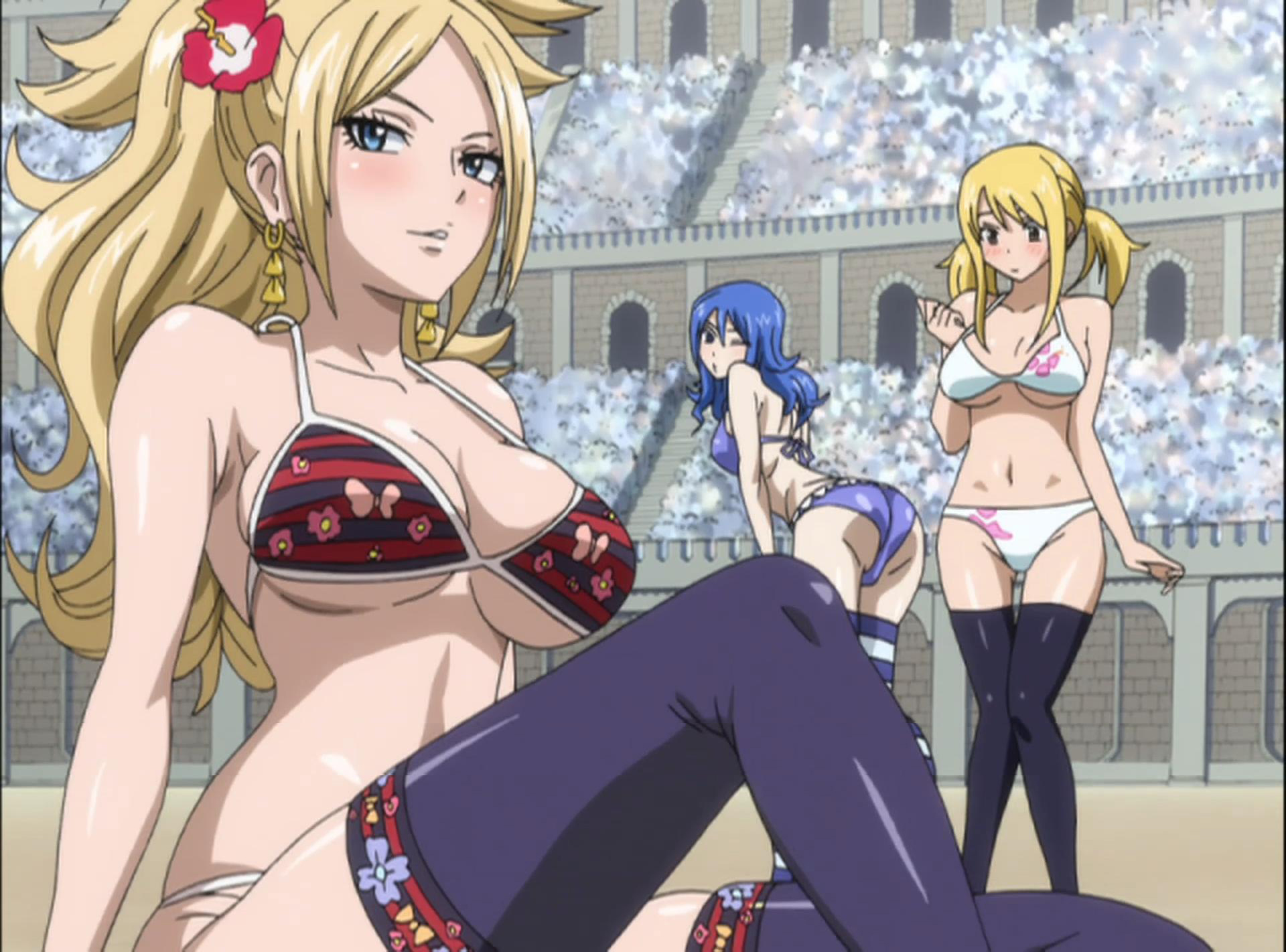 fairy tail lucy strips gif
