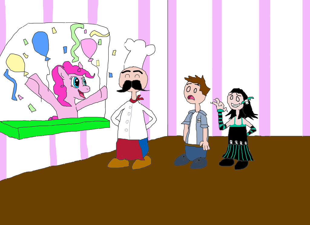 Pinkie Party at Papa's Cupcakeria by IdeyaMaster on DeviantArt