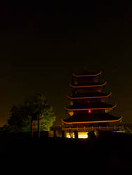 Pagoda by Night