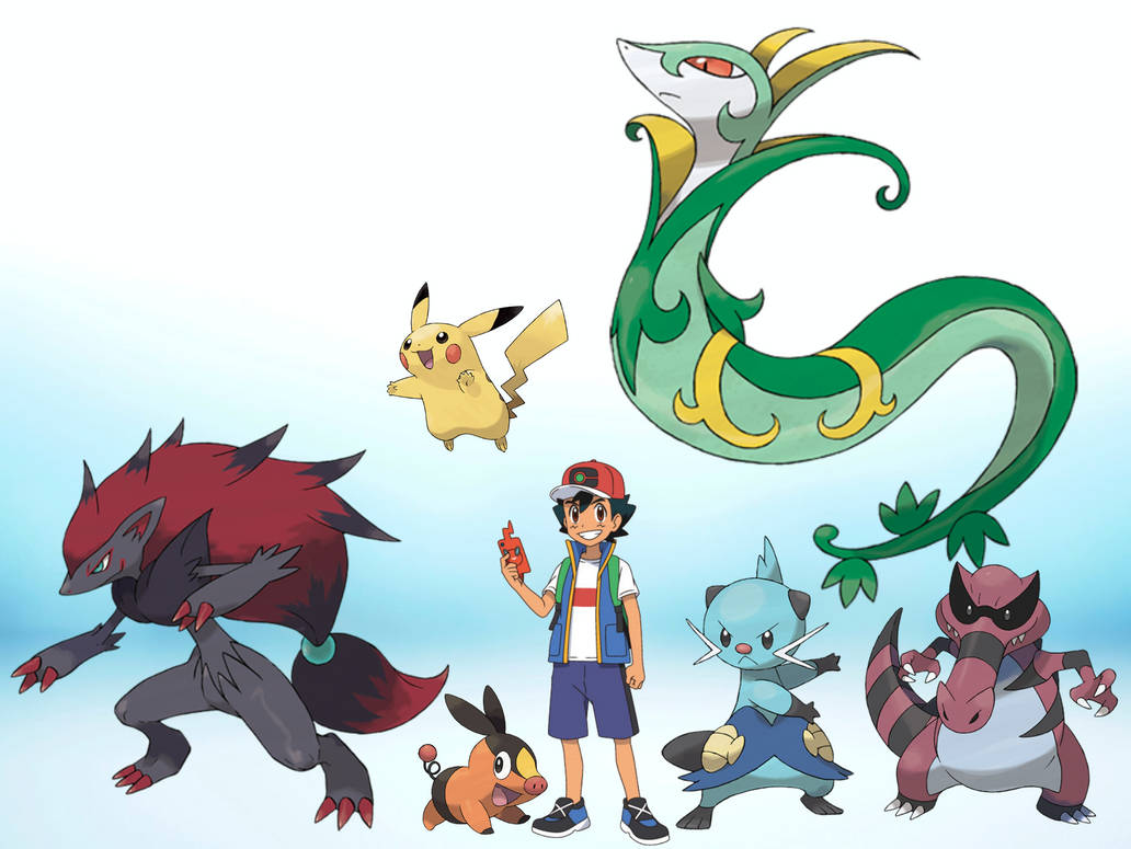 Request Ash's Unova Team by Pokepreacher59 on DeviantArt