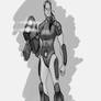 lady cyborg sketch