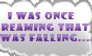 Stamp: Dreaming of Falling