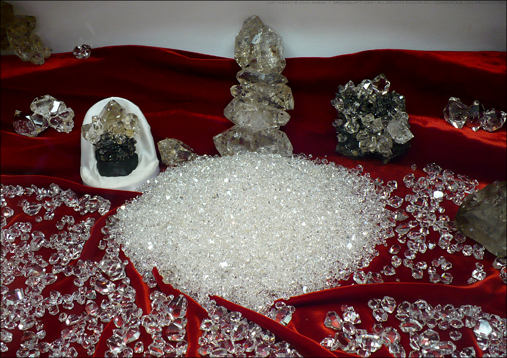 Herkimer Display Crystal Pile