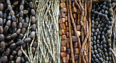 African Wood Beads