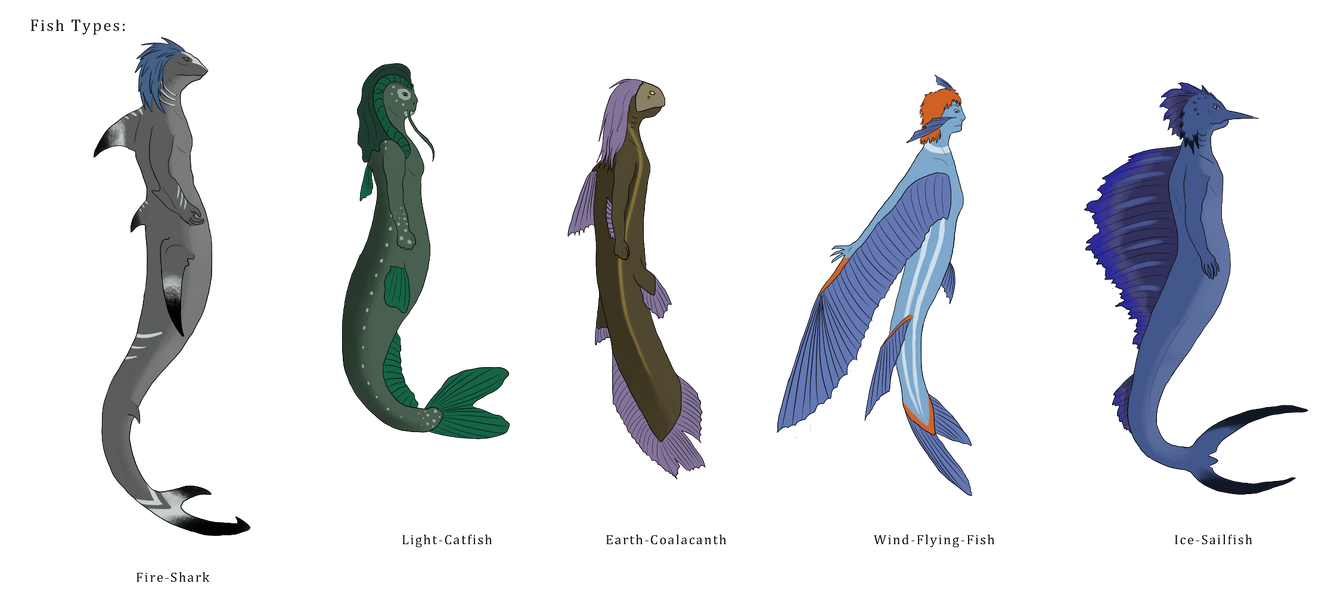 Fish Races by Aerophoinix on DeviantArt