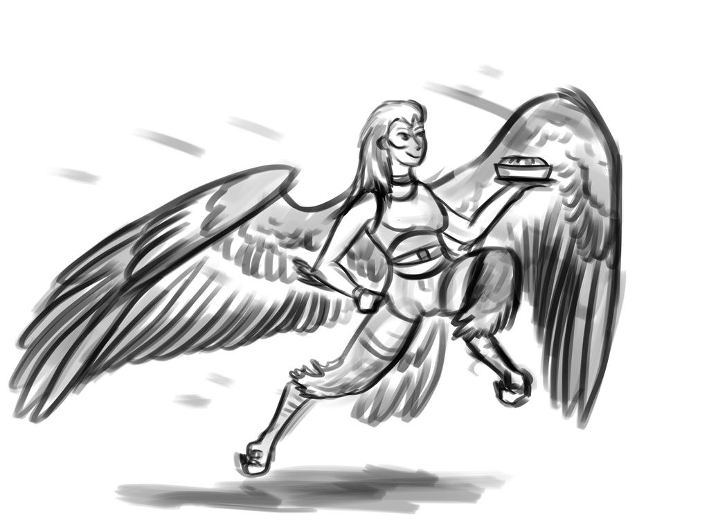 Harpy steals your pie