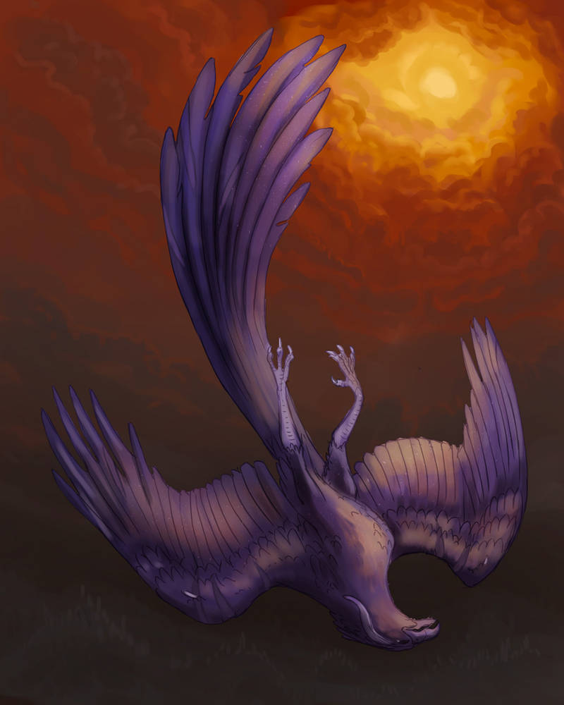 Bird Falling Deviantart Falling from the Sun by Aerophoinix on DeviantArt