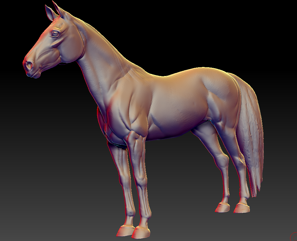 Sculptris Horse