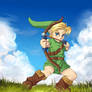 Young Link: Bow and Arrow