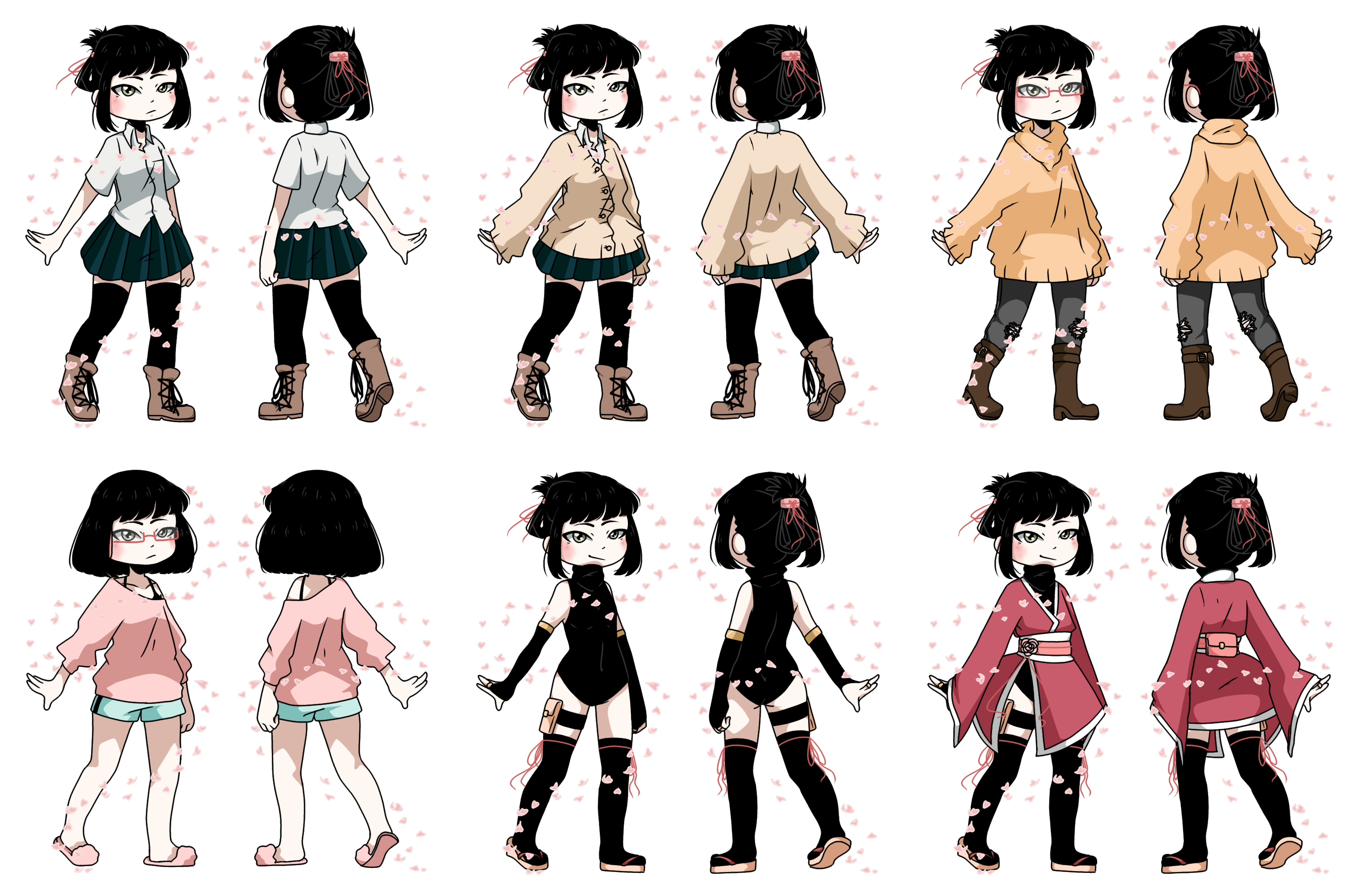 Sketch| Body Bases | F2U by NightYum on DeviantArt