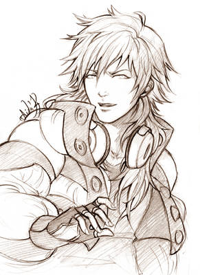 DRAMAtical Murder - Aoba sketch