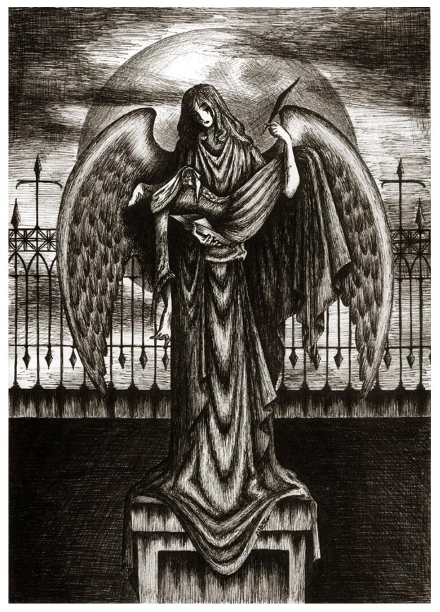 Death at the angel's arms