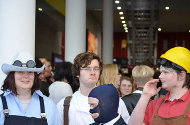 the team fortress cosplayers