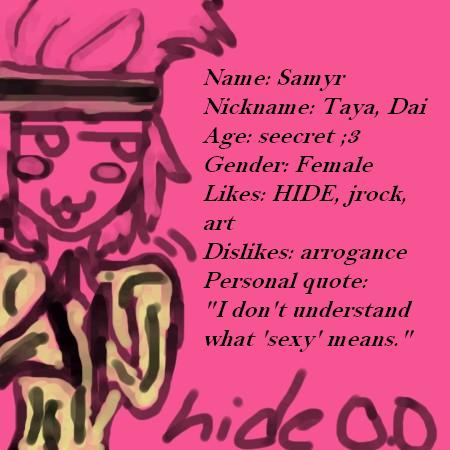 Chibi Hide Deviant ID