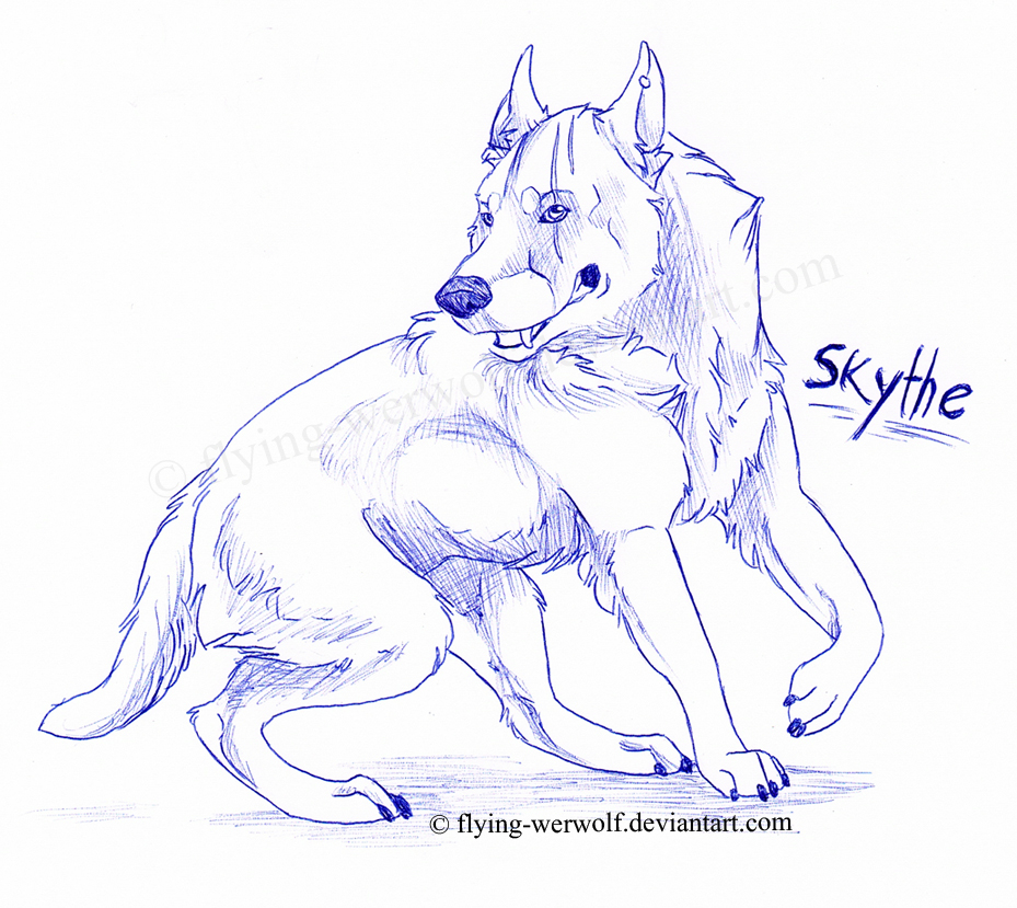 Skythe Ballpen sketch