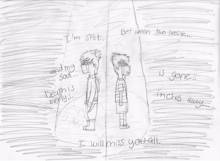 Split Between Split between two people by CrissyD9 on DeviantArt