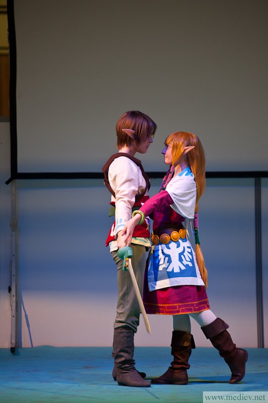 Zelda and Link from Skyward Sword 2