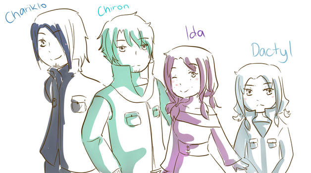 Request:: Chariklo, Chiron, Ida and Dactyl