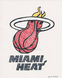 Miami Heat Scribble