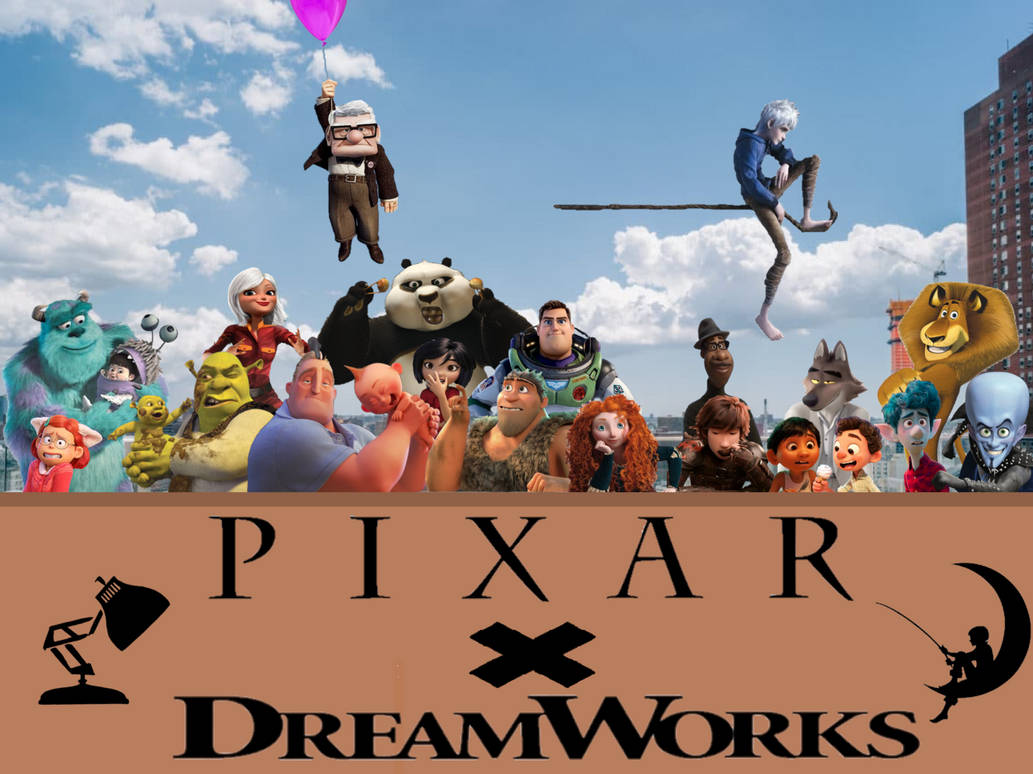 Dreamworks Style. Deviantart Pixar X Dreamworks: Rooftop Gathering by McHistory on DeviantArt