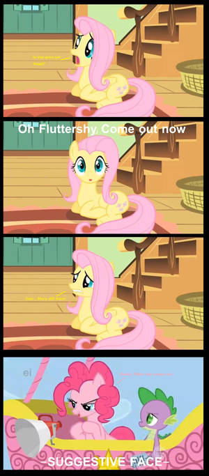 Fluttershy And Pinkie Pie - Suggestive