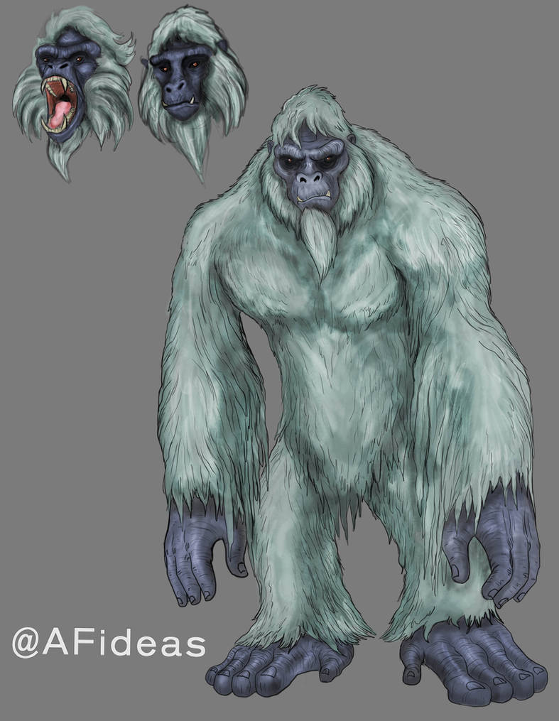 Commission - Yeti by Crystaldemon93 on DeviantArt