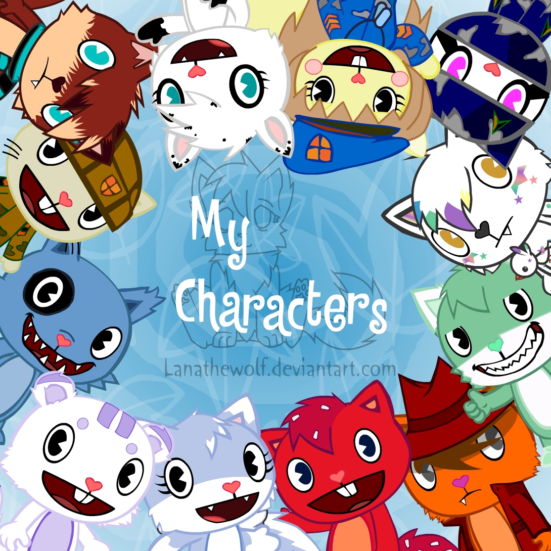 My HTF Characters by Lanathewolf on DeviantArt