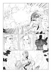 Captain Marvel page 3 pencil