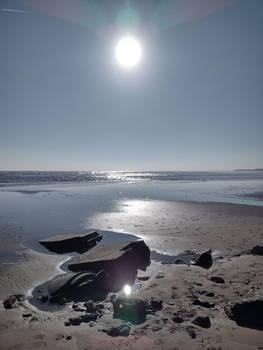 Morning Walk on the Beach in my Village