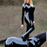 Latex horse girl 