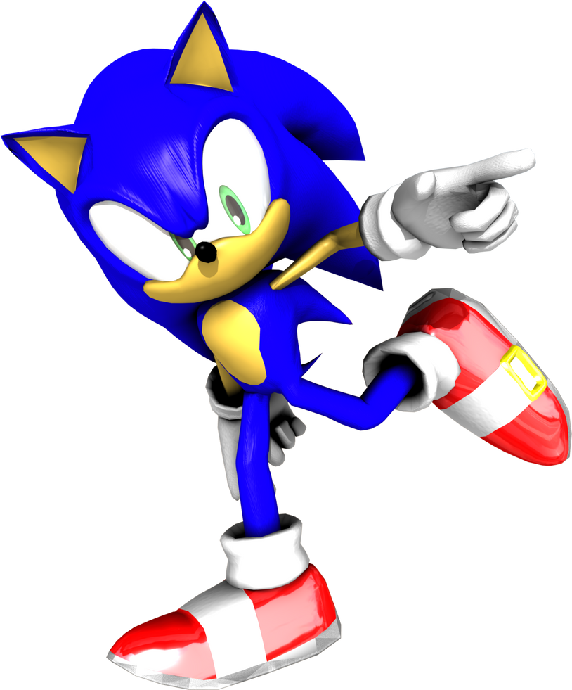 Cg Sonic Rig Sonic Heroes CG Model? by IceFoxesDX on DeviantArt