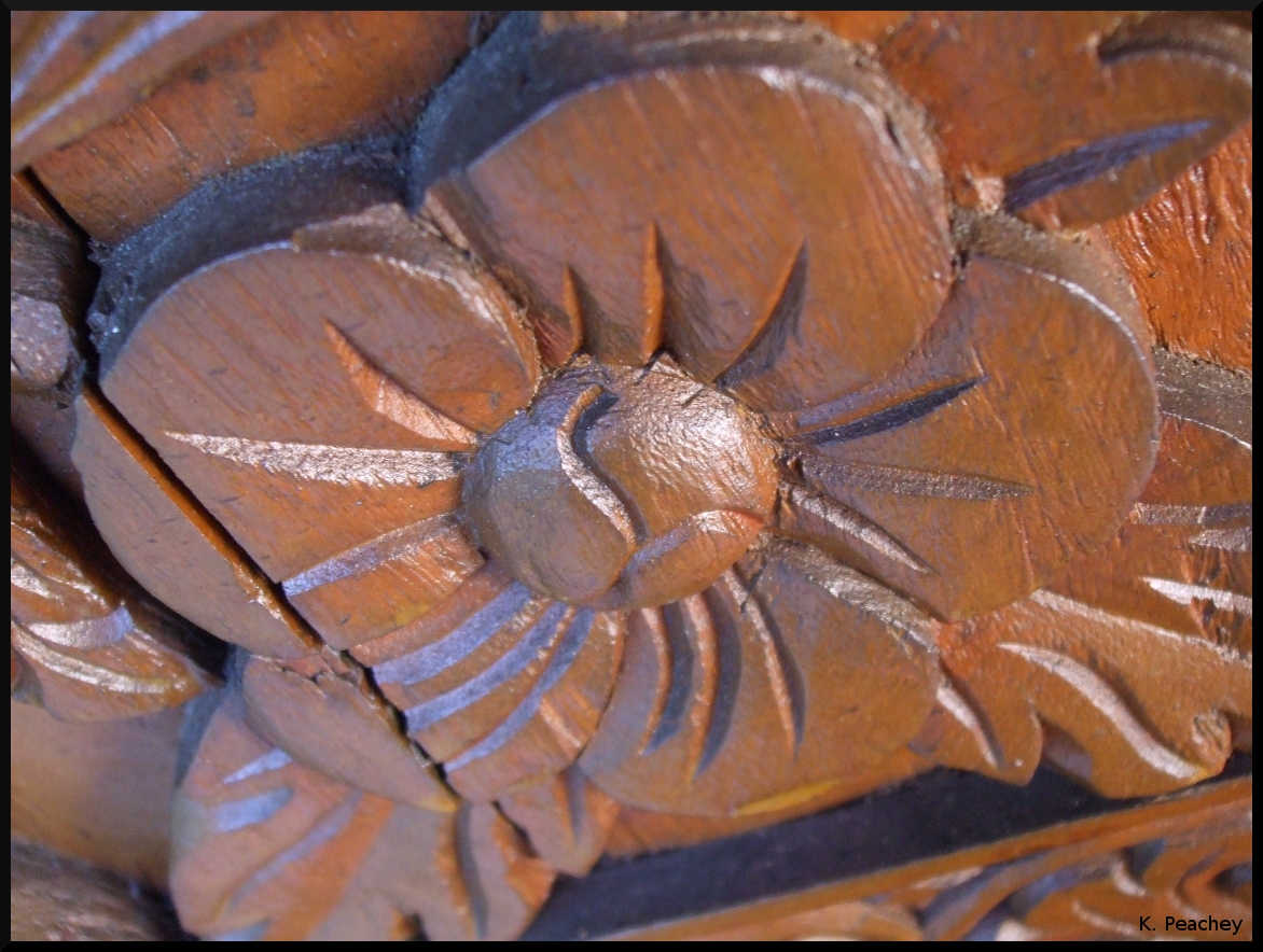 Wooden Artwork Flower