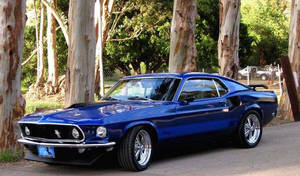 1969 Ford Mustang Mach1 Fastback electric blue