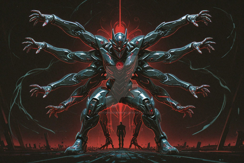 Alien God Machine Machinegod by EverythingisSpinning on DeviantArt