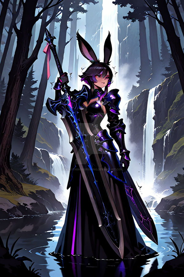 Rabbit Dark Knight by EverythingisSpinning on DeviantArt