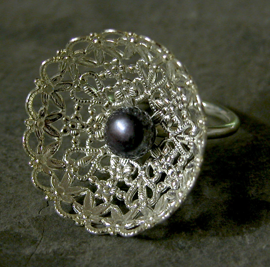 Gypsy silver ring