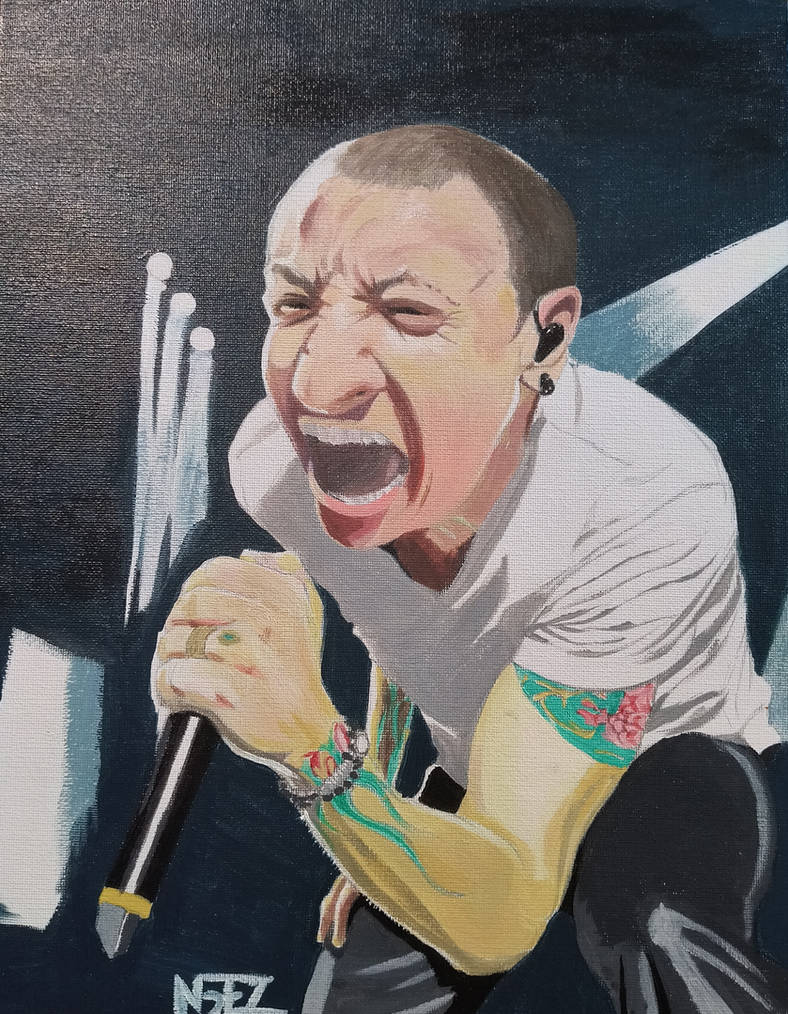 Ed Bennington Chester Bennington Painting by NoodlezArt on DeviantArt