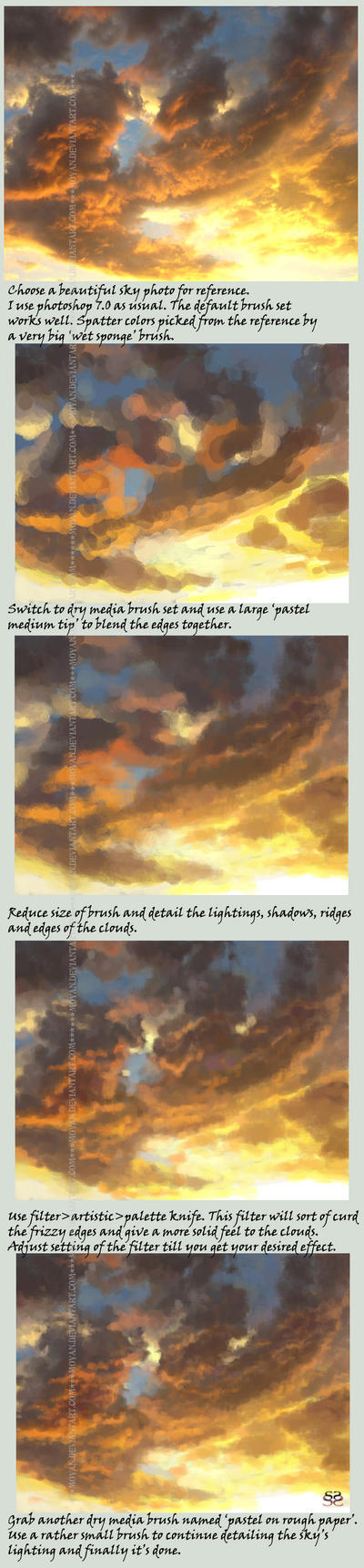 Sky Tutorial sky tutorial by moyan on DeviantArt